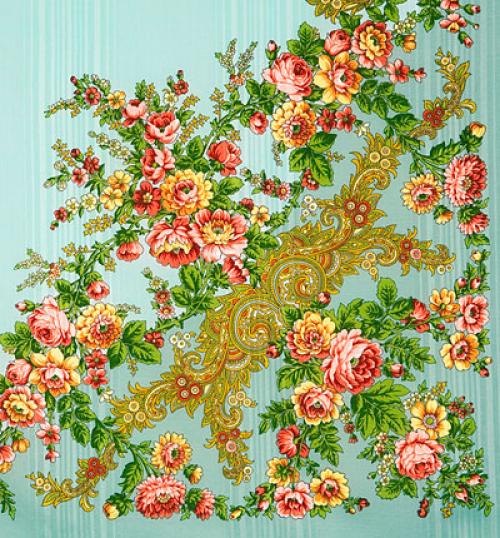 Какого размера должен быть платок для удобного ношения зимой. Теплый аксессуар - павлопосадский платок.