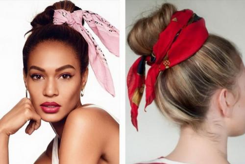 Как завязать шарф на голову в стиле хиппи. Аксессуар для волос