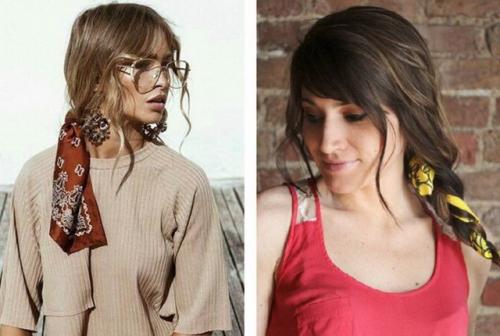 Как завязать шарф на голову в стиле хиппи. Аксессуар для волос