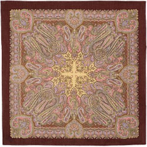 Какого размера должен быть платок для удобного ношения зимой. Теплый аксессуар - павлопосадский платок.