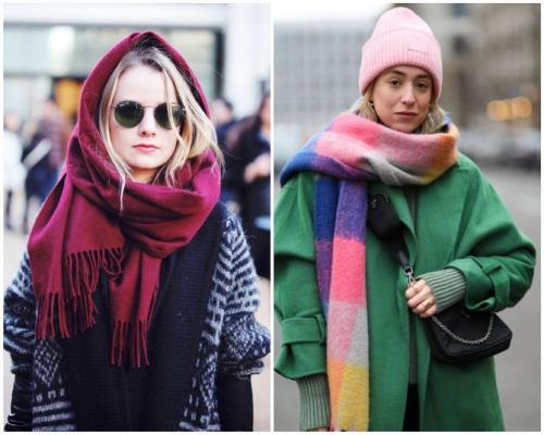 Как красиво завязать палантин на плечи. На платье, с брюками, вместо пояса – новые способы носить палантин в 2021