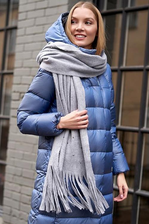 Как завязать палантин на пальто с капюшоном. Как красиво завязать палантин на пальто пошагово? 25