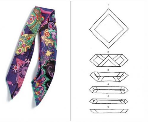 Как носить шарф на голове: пошаговое руководство 01