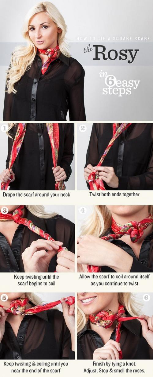 Как выбрать подходящий теплый платок для завязывания. Как модно завязывать платки: 12 простых способов
