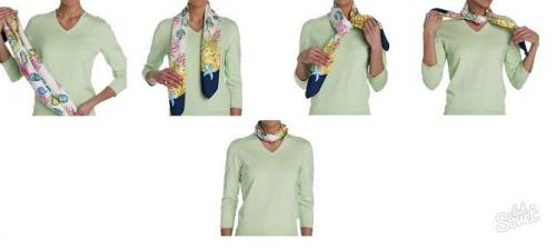 Как выбрать подходящий теплый платок для завязывания. Как модно завязывать платки: 12 простых способов