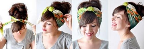 Как носить шарф на голове: пошаговое руководство 03