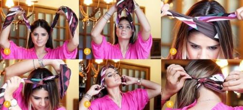 Как носить шарф на голове: пошаговое руководство 02