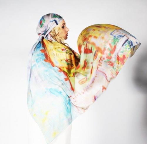 Какие материалы шарфиков лучше всего подходят для завязывания на голову. Материалы для шарфов, какие лучше выбирать