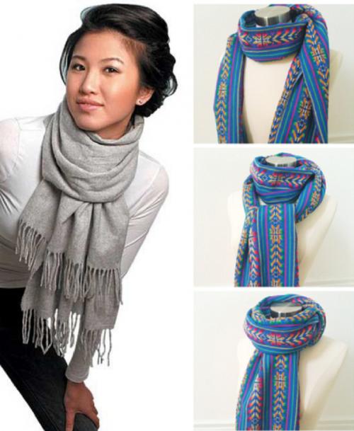 Какие основные узлы для завязывания шарфа на голову существуют. Как завязать красивый шарф — 10 наглядных способов, которые можно использовать в реальной жизни