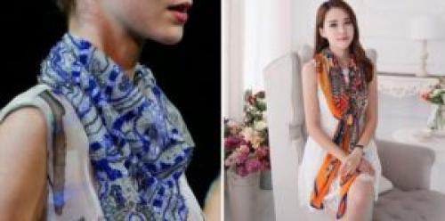 Как завязать палантин пошагово. Как завязать палантин на шее разными способами