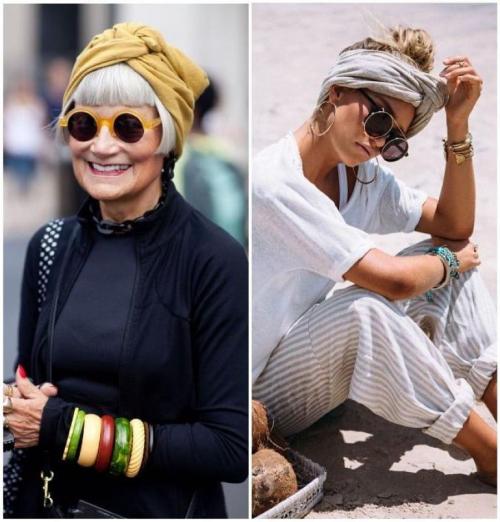 Как Красиво Завязать Квадратный Шарф на Голову: Пошаговое Руководство 04