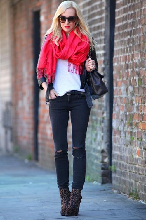 Как завязать шарф или палантин: 5 креативных вариантов для мужчин и женщин 06