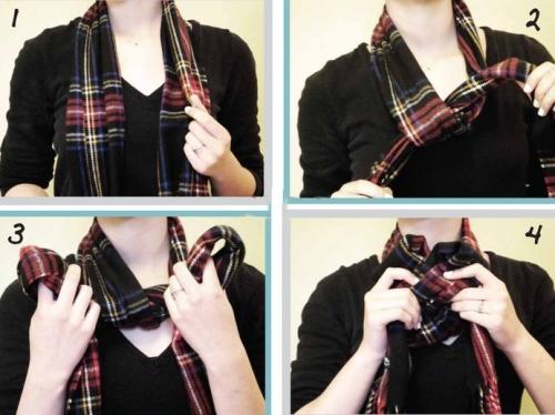 Как красиво завязать шарф на вечернем платье. Учимся завязывать шарф красиво, эффектные схемы для любого сезона