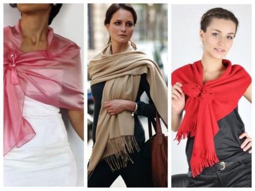 Как стильно завязать палантин. Как красиво завязать палантин на голове и шее разными способами: фото и видео пошагово