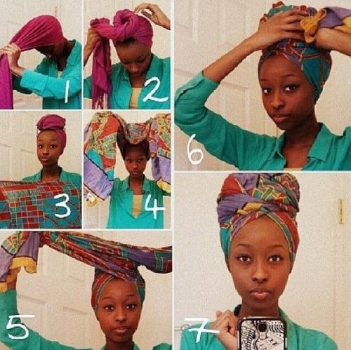 Как завязывать палантин на голову. Как завязать палантин