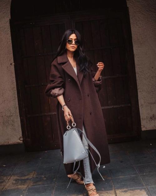 С пальто и не только. С чем носить женское пальто 23