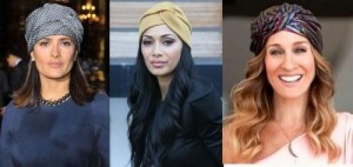 Уютная зимняя защита: как стильно повязать палантин на голову 02