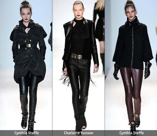 С чем носить кожаные штаны зимой. С чем и как носить кожаные брюки женщине: тренды мировых подиумов