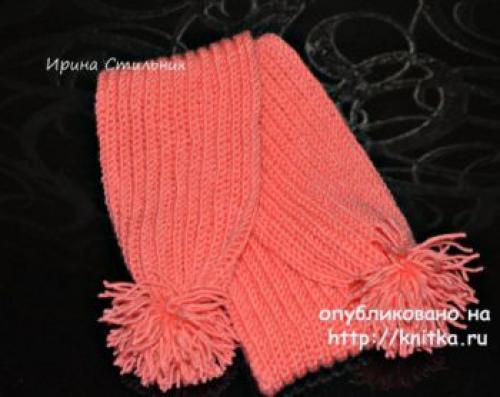 Модный шарф спицами. Красивые и модные узоры для вязания спицами разных шарфов