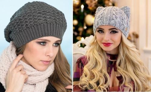 Шапки для женщин с квадратным лицом. Шапки для квадратного лица