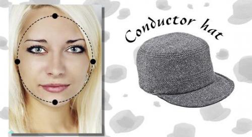 Шапка ушанка вязаная для круглого лица. Модный головной убор для круглого лица 02