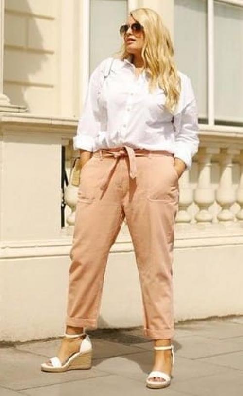 Как выбрать правильный размер и силуэт одежды для зрелой женщины. Базовая рубашка для полных