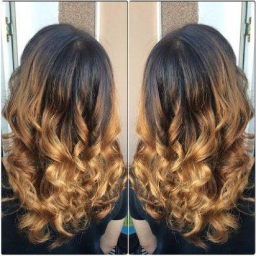 Как выбрать идеальное мелирование для темных коротких волос 33