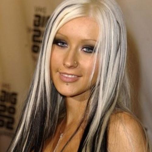 Светлая челка темные волосы. Кому подходит? 11