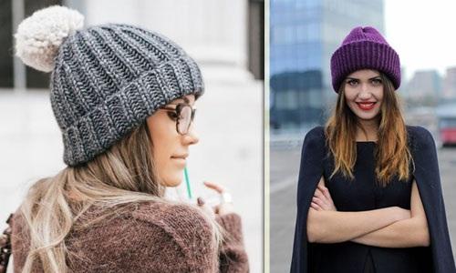 Как связать объемную женскую шапку спицами с отворотом. Женские шапки спицами. Как связать бини, с отворотом, объемную, зимнюю, с аранами, поперечной косой. Схемы с описанием моделей