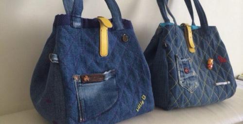 Как украсить джинсовую сумку. Сумка из джинсов. Как сделать своими руками из старых, выкройка, пошив, как украсить. Фото и видео