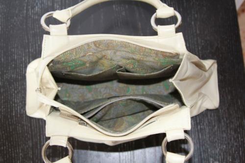 Декор старой кожаной сумки. Аппликация 23