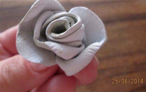 Роза из кожи своими руками, мастер-класс