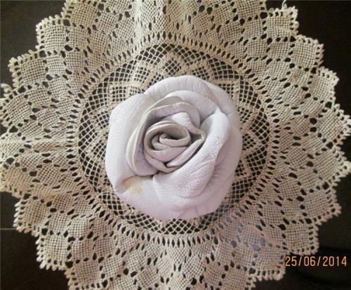 Роза из кожи своими руками, мастер-класс