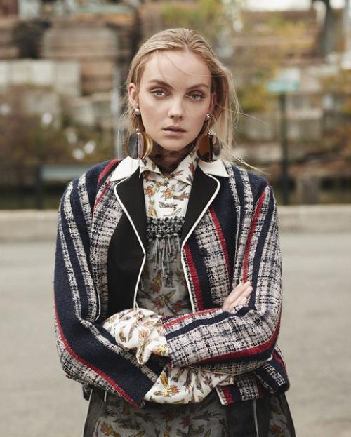 Sheer And Solid Fabrics: Хизер Маркс в фотосессии Кевина синклера для How to Spend It Magazine January 2016. 05