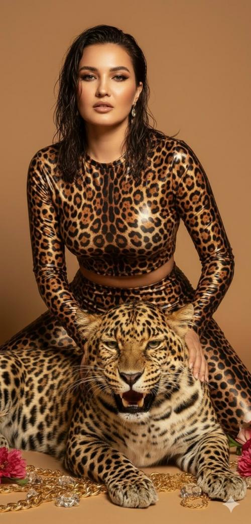 Промпты:   1 не меняя внешности женщины с фото, перед нами предстает портрет, наполненный чувственной близостью и утонченностью. 01