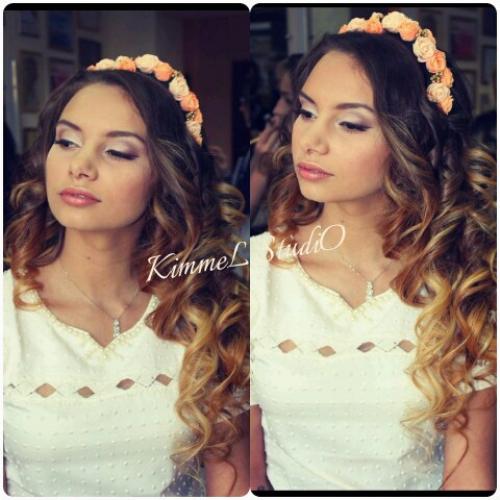 Сегодня состоялось первое занятие, на курсе Свадебный Стилист. 01