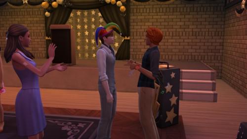 На следующий день в школе у марка и Скарлет устроили бал. 07 На следующий день в школе у марка и Скарлет устроили бал. 07