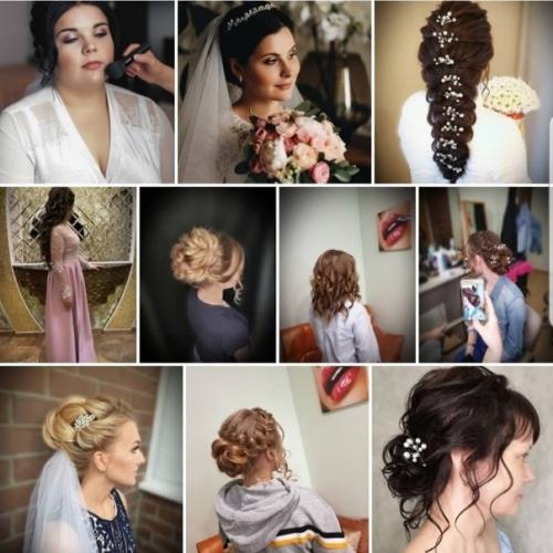 Причёски, локонын, косы с канекалоном. 07