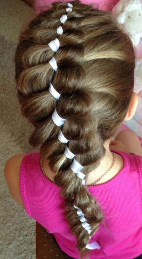 Модели на плетение кос и причёски? 09