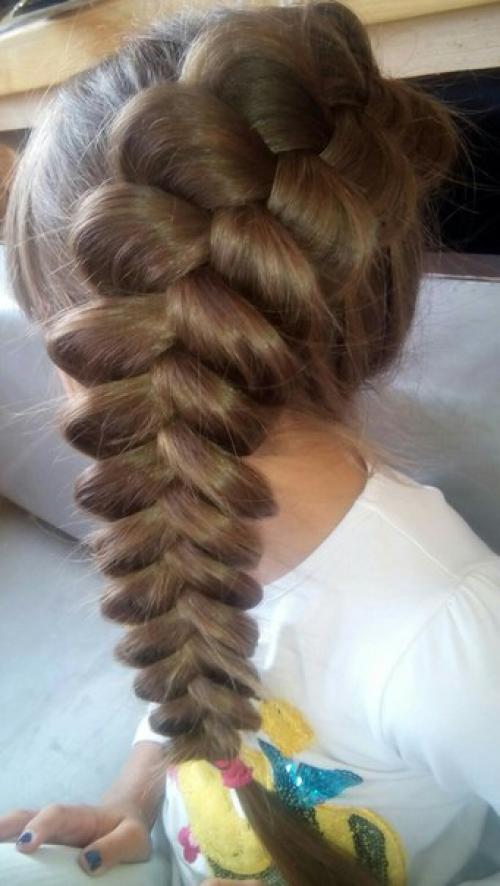 Модели на плетение кос и причёски? 08