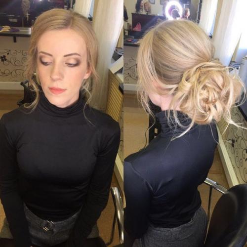 Сегодня впервые принимала участие в экзамене по мэйк аппу и прическам в качестве модели - рапунцель? 01