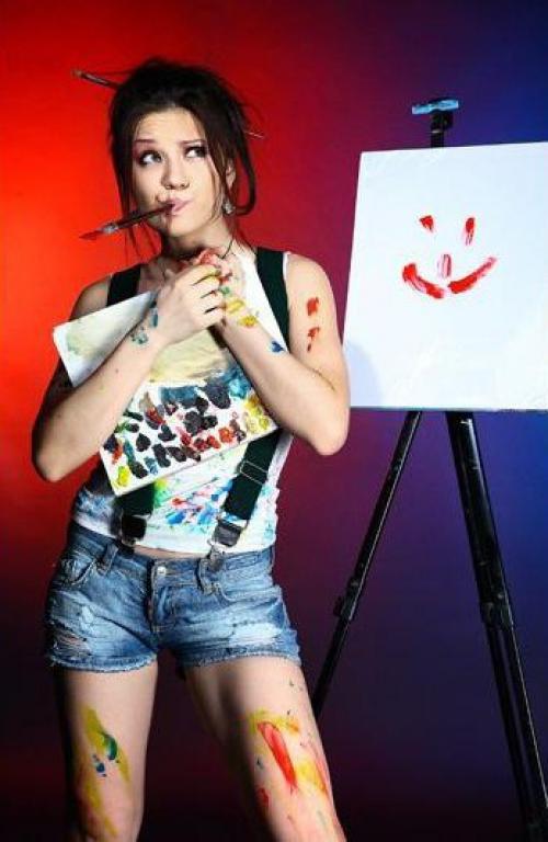 5 не сложных, но эффектных идей для фотосессии в студии. 04