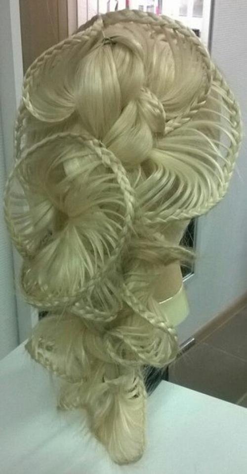 Модели на плетение кос и причёски? 04