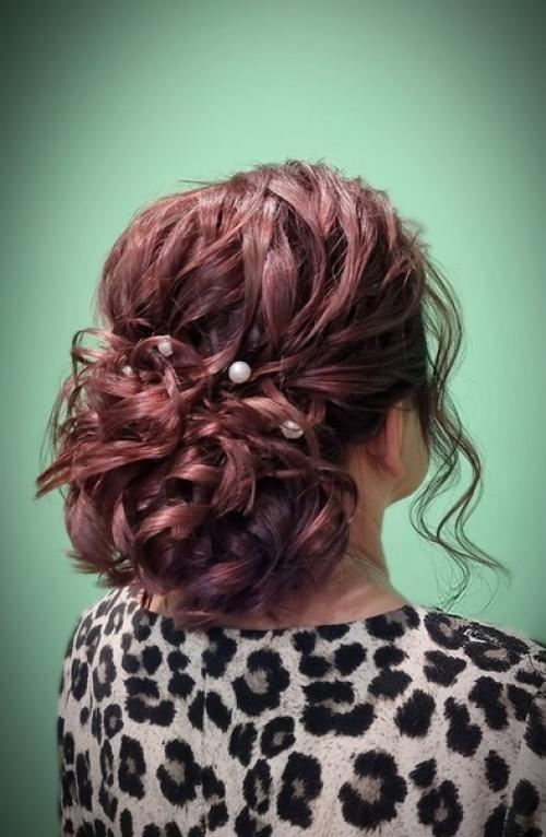 Причёски, локонын, косы с канекалоном. 05