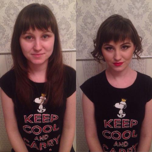 Модели на макияж и прическу нужны! 06