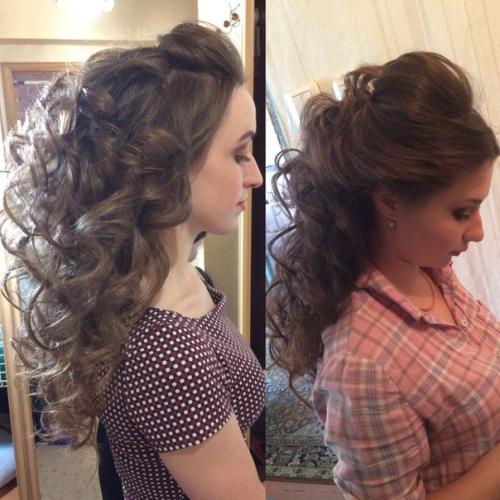 Дорогие девушки, спешите записаться на образ по акции - 1000 р. (прическа макияж. 03