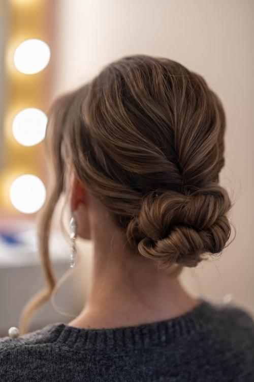 Репетиция свадебной прически. 02