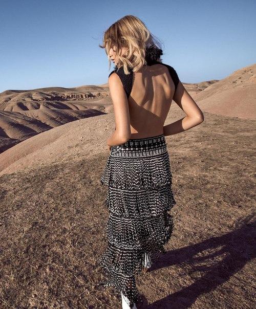 Welcome to Spring: Лаура Джули в фотосессии Камиллы акранс для Harper's Bazaar US March 2016. 02