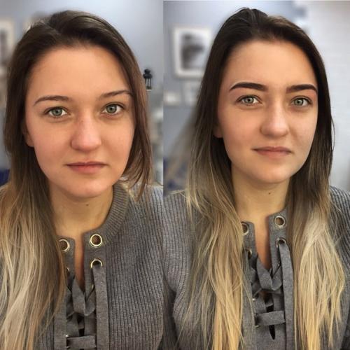 Модели на БРОВИ и мейк нужны. 01