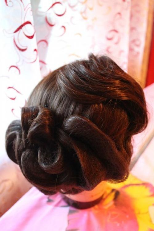 Обучение по созданию вечерних и свадебных причесок. 07